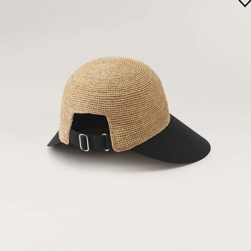 HELEN KAMINSKI BLAISE IN NATURAL/BLACK;SIZE:OS